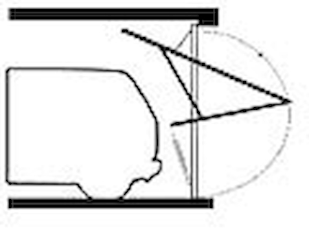 porte de garage basculante Croquis