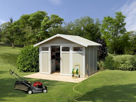 Abri de jardin coloré sur vitrolles