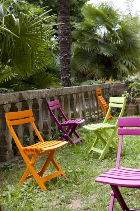 CHAISE PVC GROSFILLEX Modele  MIAMI Pliante Fuschia Aix en Provence  -  ce produit n'est plus disponible