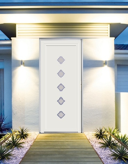 Porte d'entree moderne en  PVC dans le 13