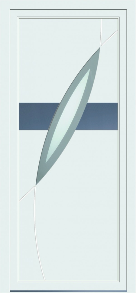 Porte d'entree design PVC dans le 13