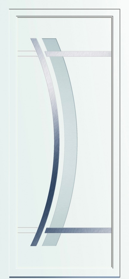 Porte d'entree moderne en pvc dans le 13