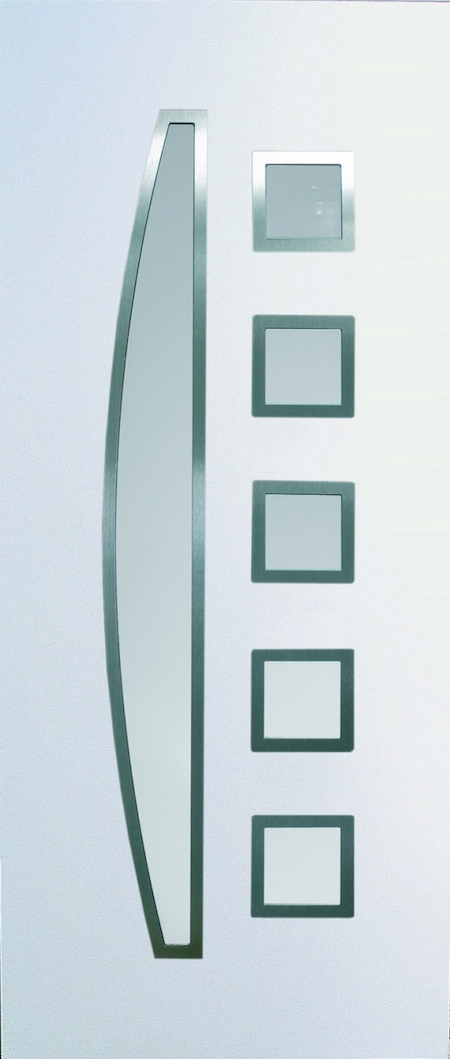 Porte d'entree moderne en pvc dans le 13