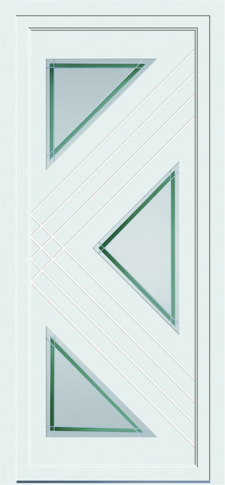 Porte d'entree moderne en pvc dans le 13