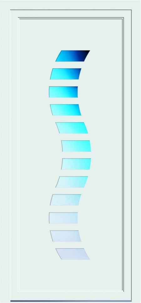 Porte d'entree moderne en pvc dans le 13
