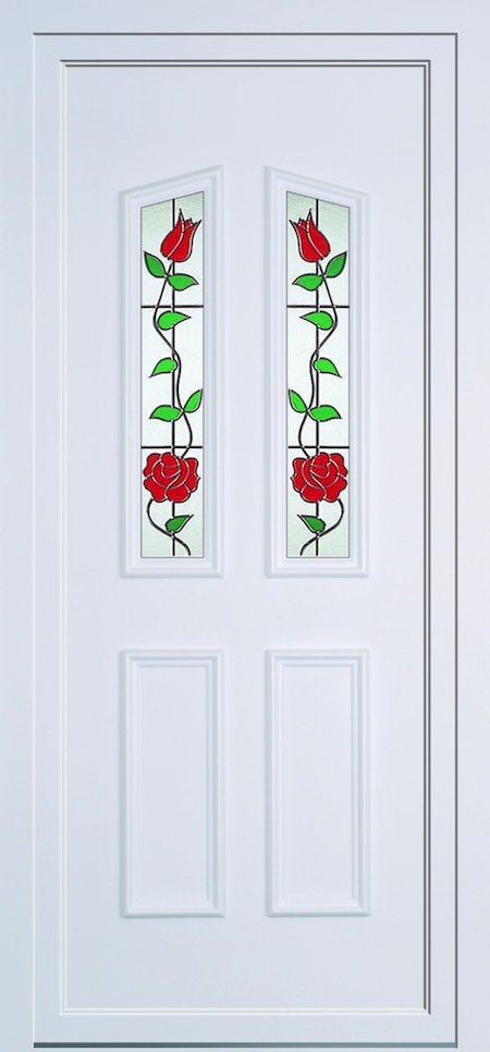 porte d'entrée avec vitrage deco en pvc sur mesure dans le 13