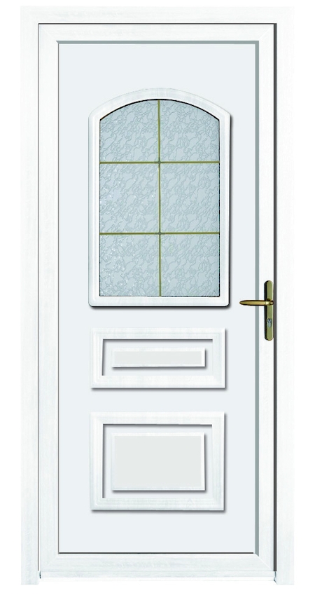 Porte d'entrée avec vitrage éligible au crédit d'impôt