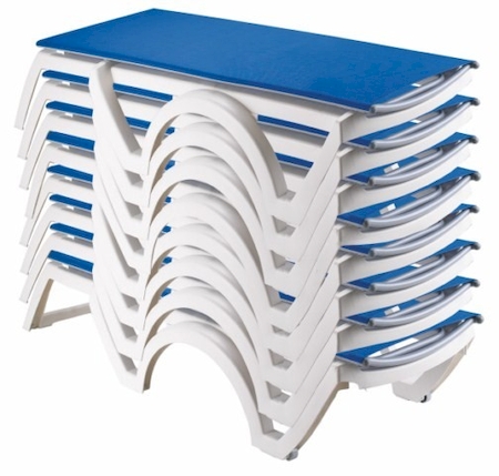 bain de soleil empilable contemporain