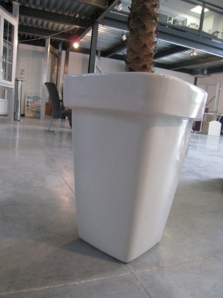 bac à plante blanc pas cher