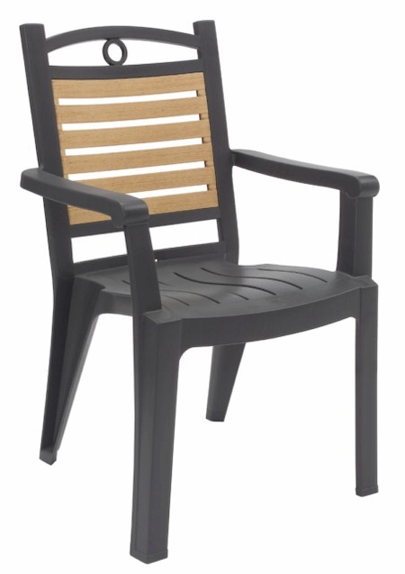 Fauteuil  PVC GROSFILLEX Modèle  WINSTON Anthracite Région PACA  - ce produit n'est plus disponible
