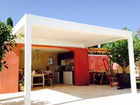 Notre zone d'activité pour ce service Menuisier pour la pose d'un store banne avec lambrequin et led pour terrasse